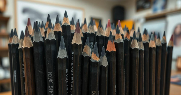 Como Escolher Palhetas de Grafite Ideais para Seus Projetos