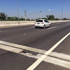 Junta de dilatação em rodovias